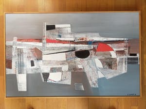 Serge Jamet - Abstracte figuur - bijzonder werk .. kopen? Bied vanaf 250!