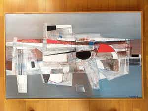 Serge Jamet - Abstracte figuur - bijzonder werk .. verkocht voor € 250!