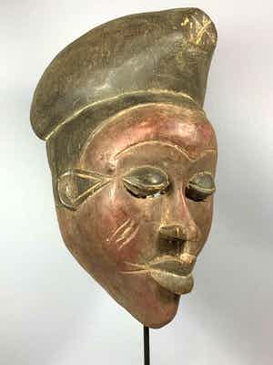 Dogon - 210149- Tribal Used African Anang Mask - Nigeria. verkocht voor € 35!