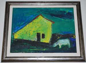 Gabriel De Pauw - [Vlaams expressionisme] - Avondlandschap verkocht voor € 125!