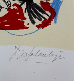 Kees Salentijn - zeefdruk -1997 kopen? Bied vanaf 49!