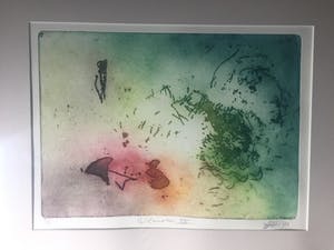 Ad Arma - "Eilanden 3" - Ets, Ingelijst, Oplage van slechts 5 stuks kopen? Bied vanaf 85!