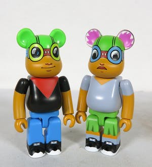 Hebru Brantley - Lil Mama Bearbrick 400% en Flyboy & Lil Mama 100% Bearbrick set kaufen? Bieten Sie von 1!