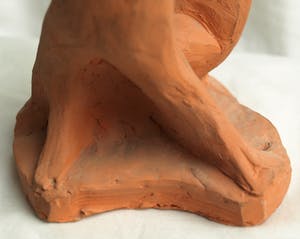 Klaas Pijlman - Beeldje van Terracotta , “Omhelzing” – ca 1980 kopen? Bied vanaf 1!