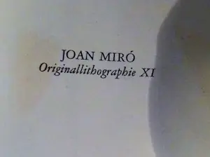 Joan Miro - originallithographie XI kopen? Bied vanaf 75!