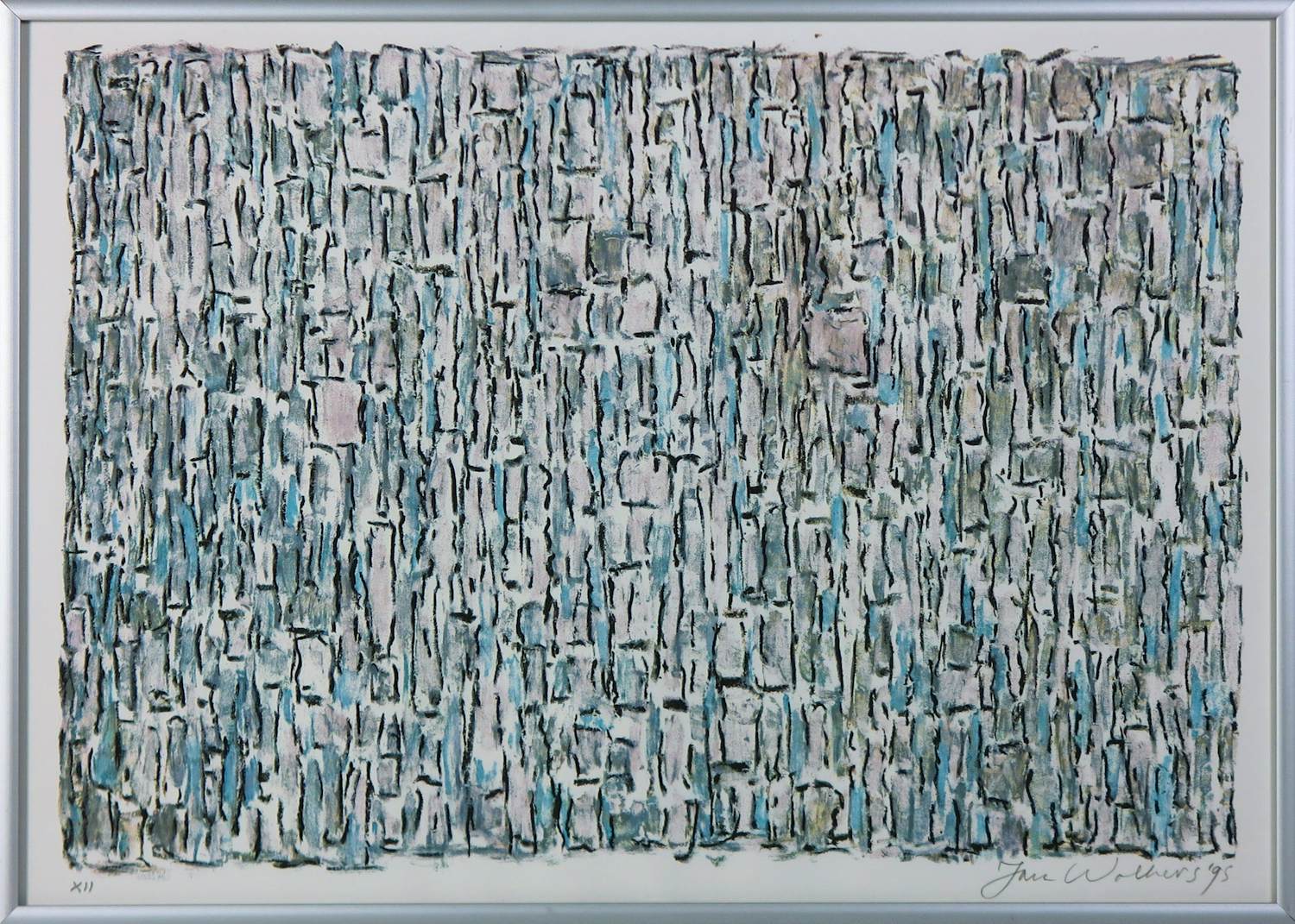 Jan Wolkers - Zeefdruk op papier, Winterbeelden XII - Ingelijst kopen? Bied vanaf 200!