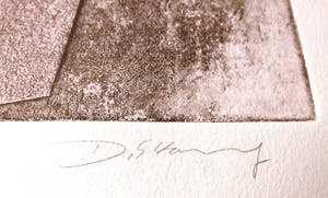 Duck Sung Kang - kleuren ets in heldere kleuren op Arches. kopen? Bied vanaf 1!