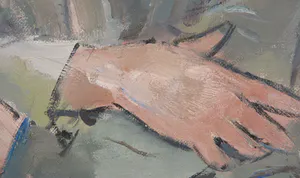 Edgard Tytgat - Olieverf op doek, La Mélancolie - Ingelijst kopen? Bied vanaf 8000!