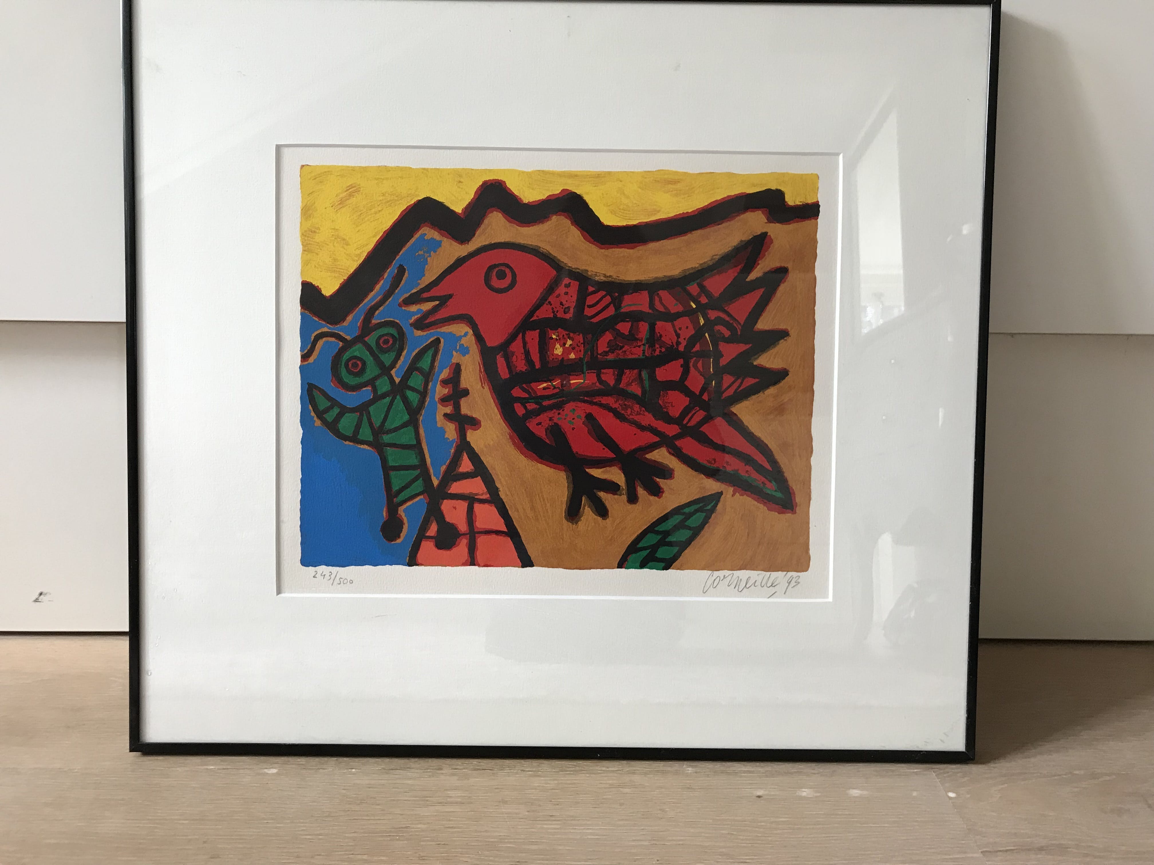 Corneille - Oiseau, bijzondere litho uit 1993 kopen? Bied vanaf 149!