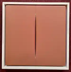 Lucio Fontana - Concetto Spaziale verkocht voor € 1200!