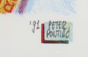 Peter Pontiac - Litho, Tempus edax, Gaga edacior kopen? Bied vanaf 1!