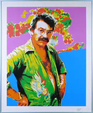 Karel Appel - Monday uit de serie Seven Summer Days - Ingelijst verkocht voor € 1!