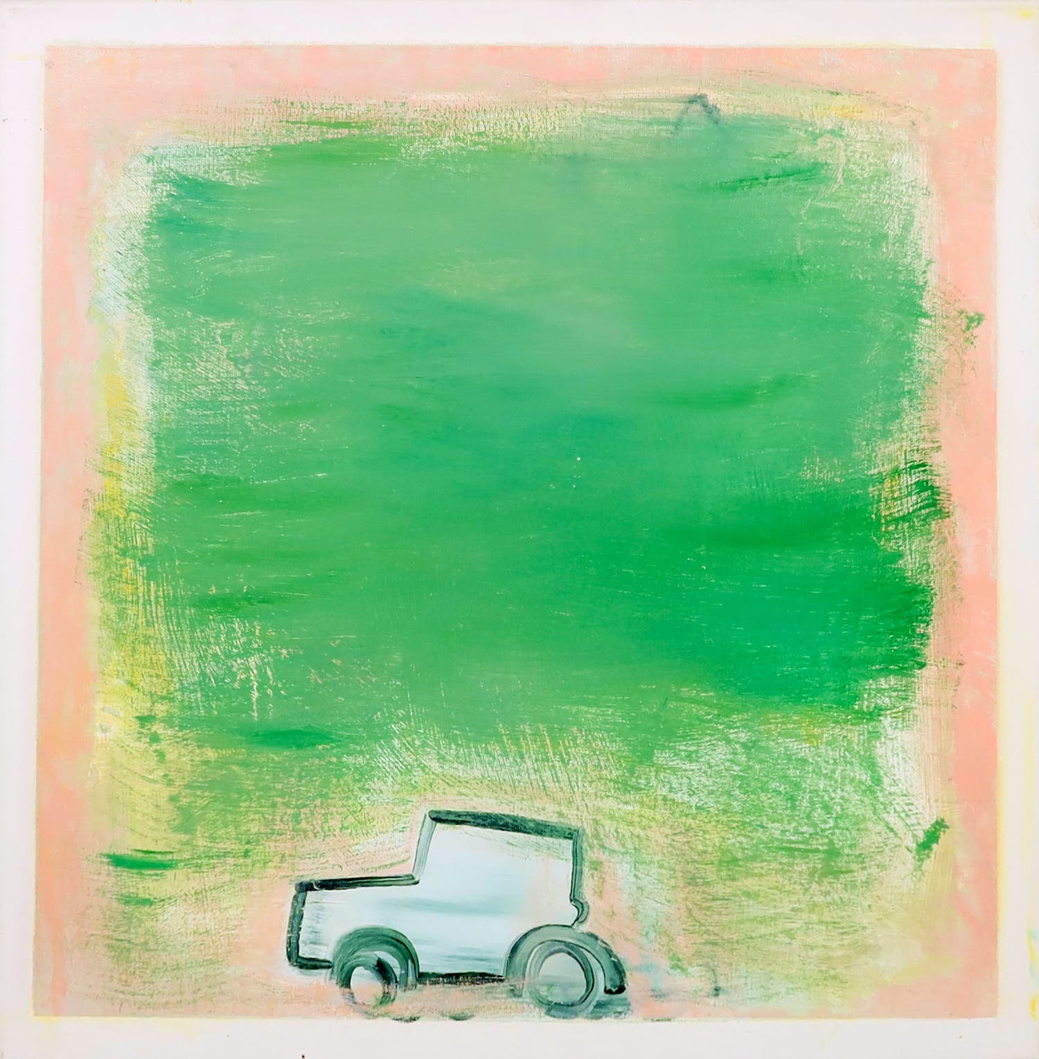 Agnes Wyler - Acryl op doek, Home city nature verkocht voor € 1!