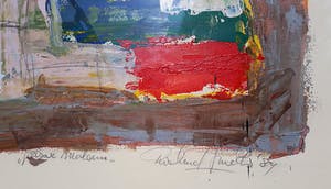 Richard Smeets - Pasar malam, acrylverf op papier (mooi ingelijst) kopen? Bied vanaf 295!