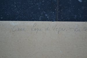 Niet of onleesbaar gesigneerd - Aquarel - Casa Lope de Vega, La tertulia en el estudio - Gesigneerd - 1961 kopen? Bied vanaf 1!
