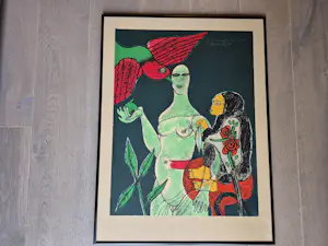Corneille - Litho E/A - Hommage a Eric Satie - 1976 kopen? Bied vanaf 375!