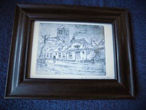 Martinus Leonardus Middelhoek - grafiek - landschap kopen? Bied vanaf 20!