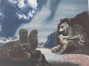 Carel Willink - Litho: De eeuwige schreeuw kopen? Bied vanaf 300!