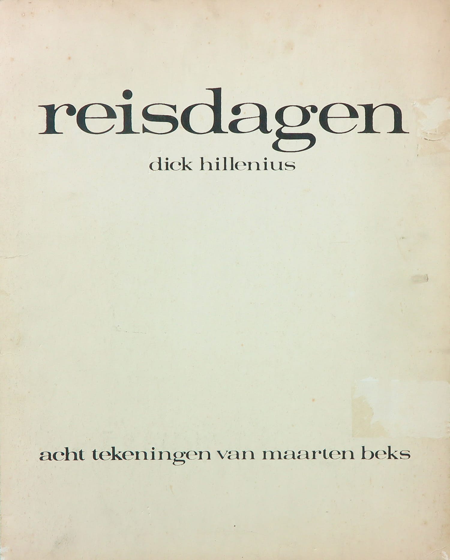 Maarten Beks - Map met 10 litho's, Reisdagen verkocht voor € 1!