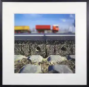 Tineke Dijkstra - Foto, Vrachtwagen II - Ingelijst verkocht voor € 40!