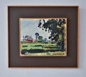 Hein Stork - Landschap, olieverf kopen? Bied vanaf 125!