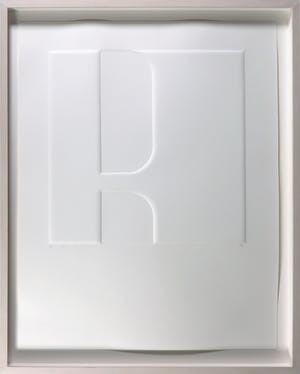 Harry van Kuyk - Reliëfdruk, R (uit het Groot Abecedarium) - Ingelijst kopen? Bied vanaf 150!