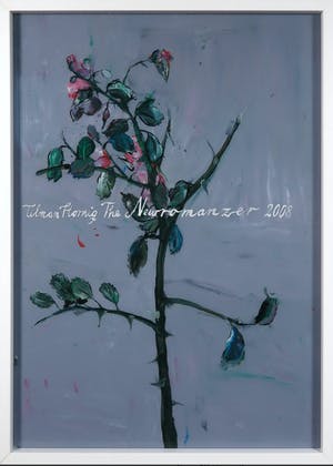 Tilman Hornig - Acryl op glas, The Newromanzer Nr.1 - Ingelijst kopen? Bied vanaf 495!