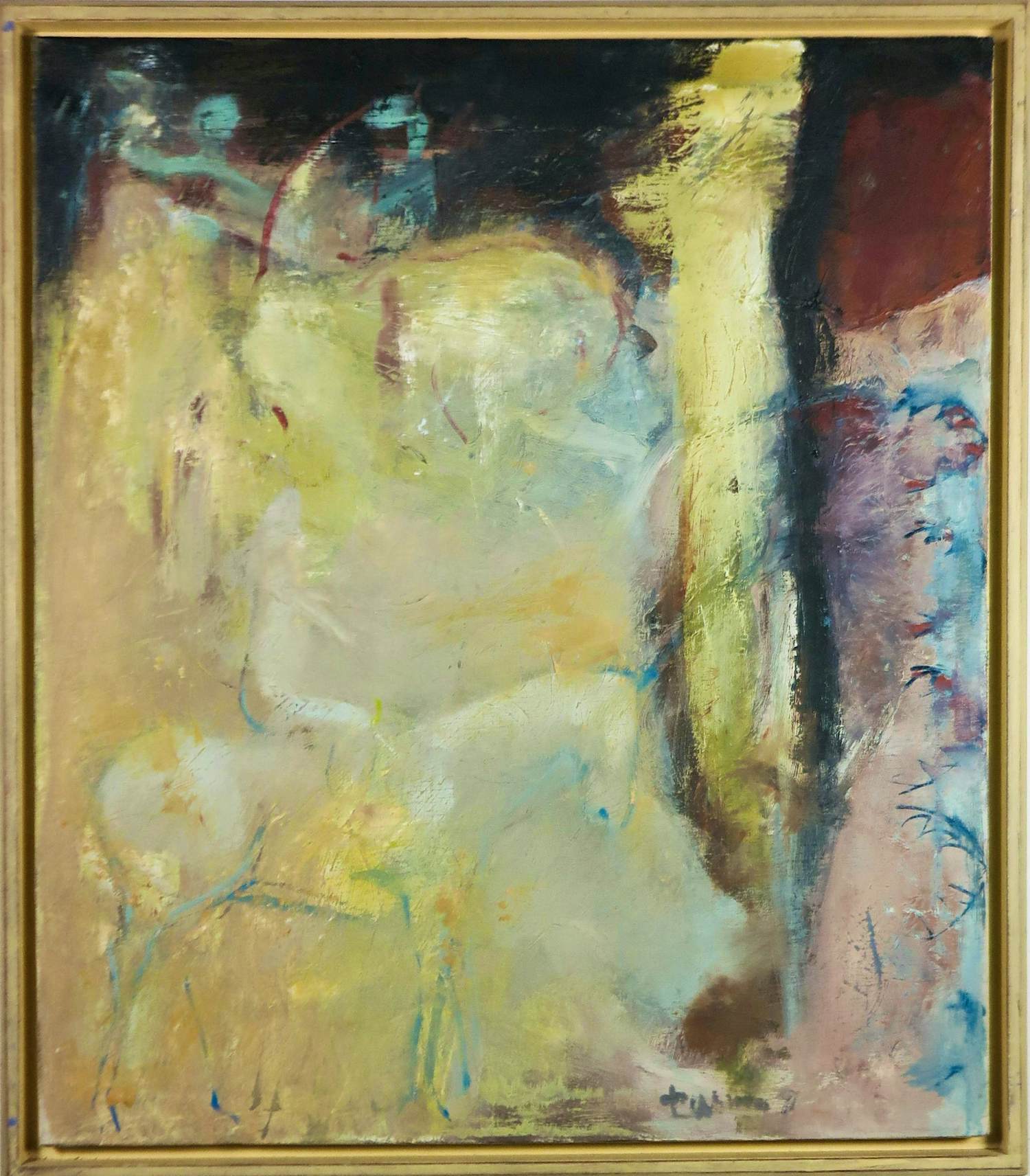 Dick Tasma - Olieverf op doek, Ruiters - Ingelijst kopen? Bied vanaf 120!