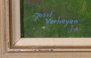 Josef Verheijen - Olieverf op doek, Landschap - Ingelijst kopen? Bied vanaf 100!