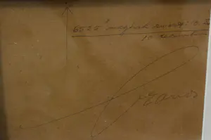 Eugène Brands - Ingelijste gouache: magisch zwart(nette lijst!) kopen? Bied vanaf 1495!