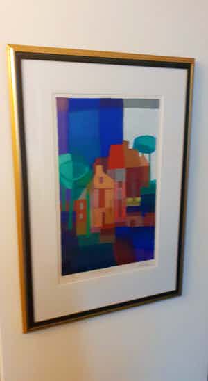 Ton Schulten - Voorjaarsbomen (mooi gelijst) verkocht voor € 399!