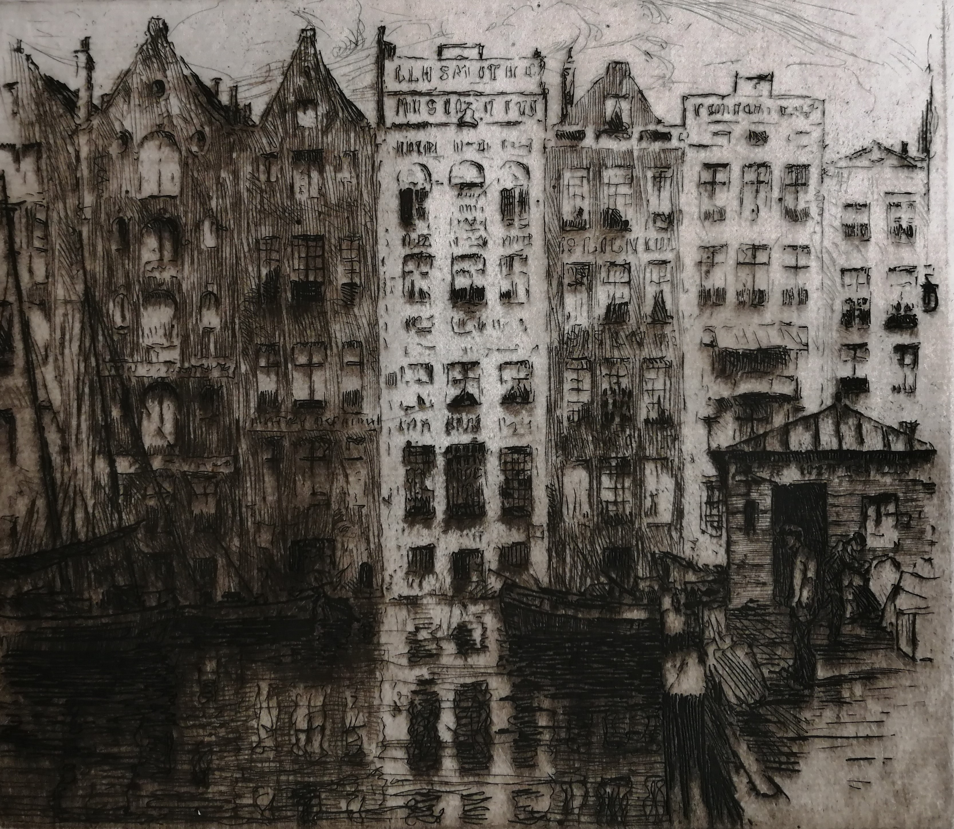 Frantisek Tavik Simon - Damrak, Amsterdam verkocht voor € 75!