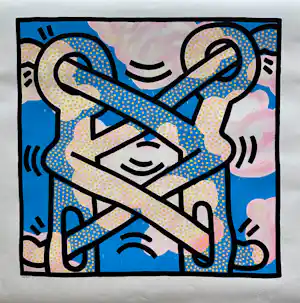 Keith Haring - Art attack on aids vendu pour 195€ !