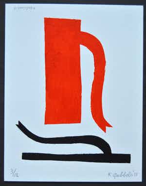 Klaas Gubbels - Baselitz verkocht voor € 300!