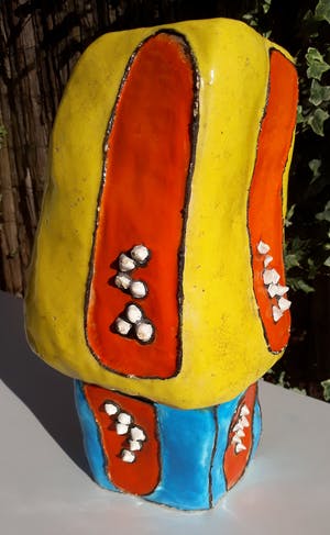 Maggi Giles - Paddenstoel, keramiek (best groot & zwaar) kopen? Bied vanaf 1!