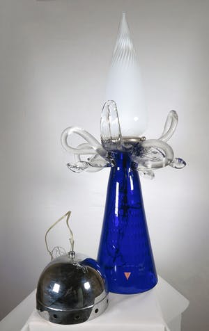 Borek Sipek - Grote gesigneerde mondgeblazen hanglamp voor Ajeto kopen? Bied vanaf 500!