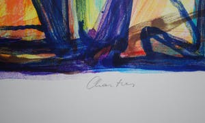 Theo Kuijpers - Chartres - Litho - oplage 65 - Ingelijst kopen? Bied vanaf 80!
