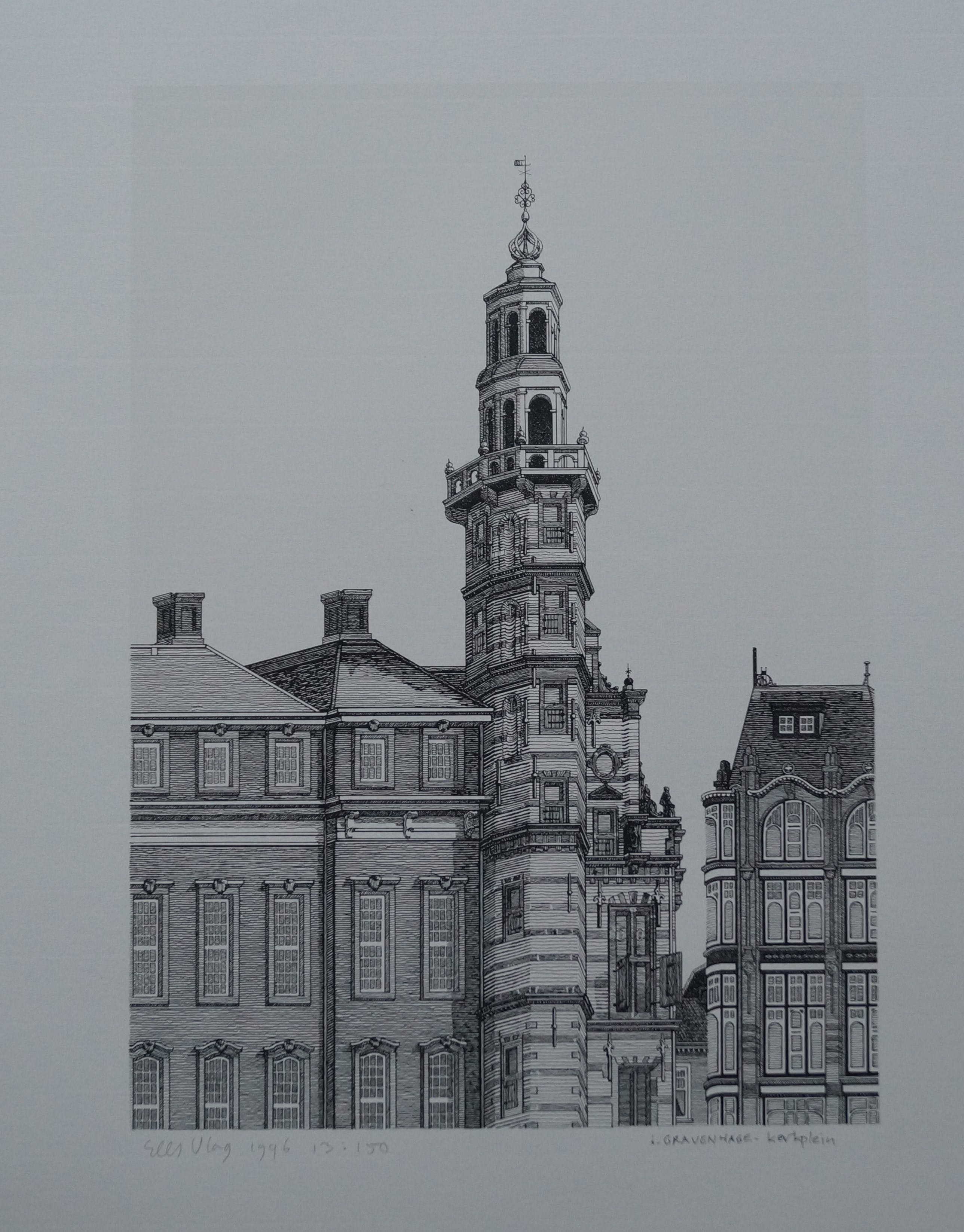 Sees Vlag - 's Gravenhage Kerkplein verkocht voor € 50!