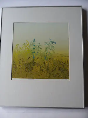 Henk Kastelijn - Ets, Titel, Heuveltop. kopen? Bied vanaf 40!