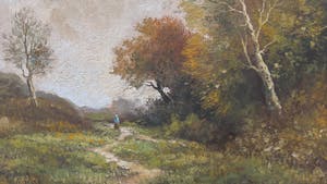 Toon Wildeboer - duinlandschap met figuur kopen? Bied vanaf 10!