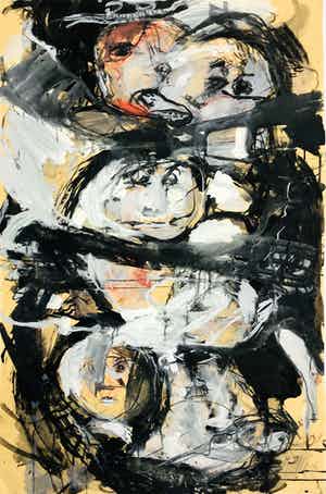 Ria Rettich - zonder titel verkocht voor € 145!