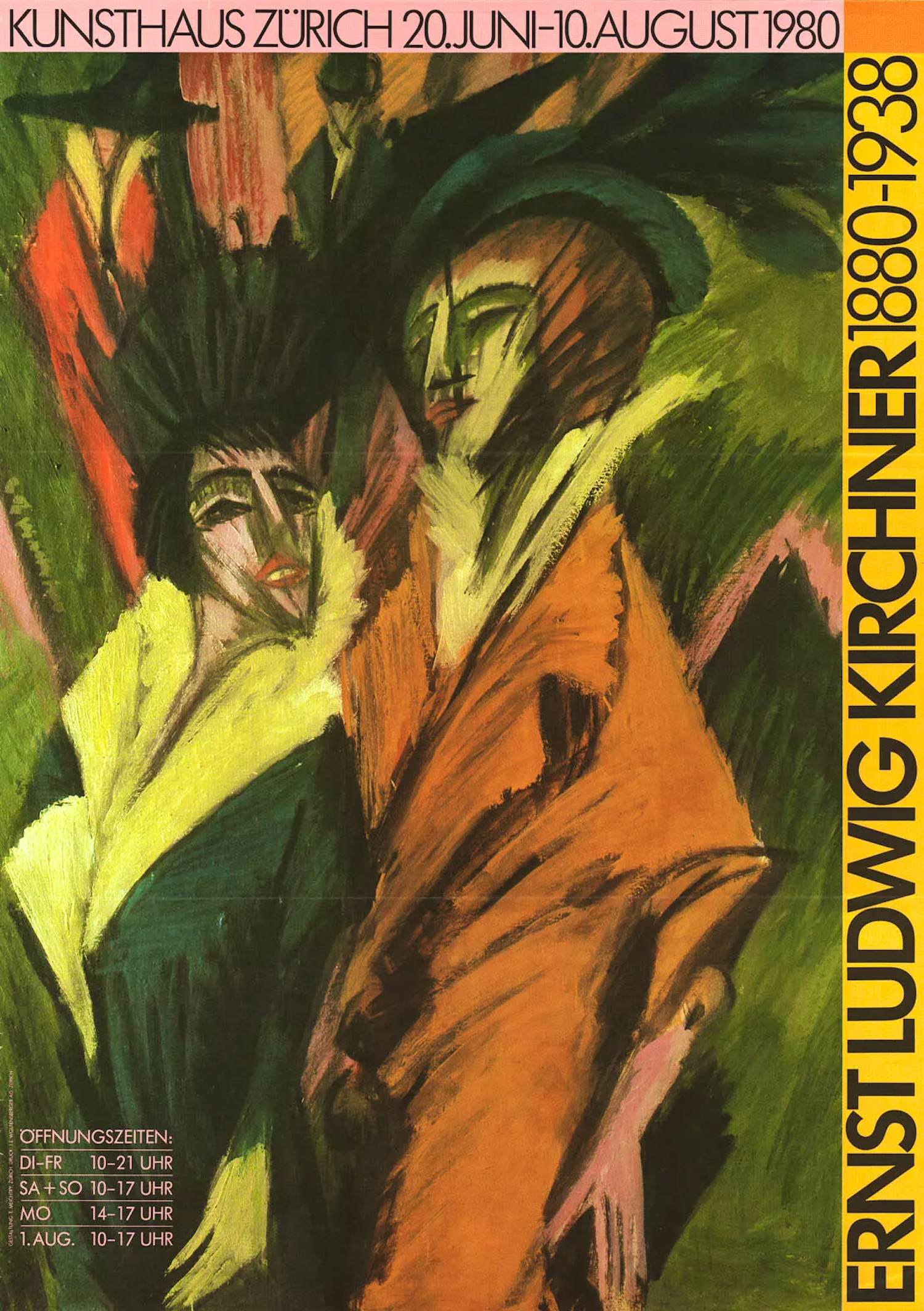 Ernst Ludwig Kirchner - tentoonstellingsaffiche verkocht voor € 20!