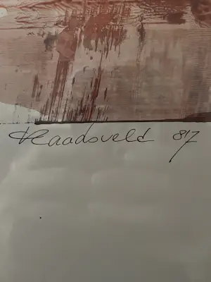 Carla Raadsveld - – “Happy” – Gesigneerde en ingelijste zeefdruk A.P. kopen? Bied vanaf 55!