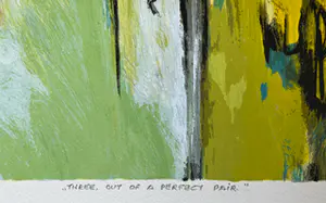 Mattie Schilders - handgesigneerde zeefdruk | 'Three, out of a perfect pair' | 1993 kopen? Bied vanaf 1!