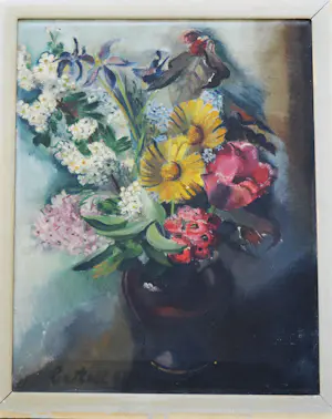 Dora Castell - Vaas met bloemen. kopen? Bied vanaf 75!