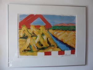 Jan Cremer - Zeefdruk 'Vuurwerkramp' genummerd en potlood gesigneerd kopen? Bied vanaf 125!