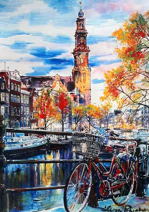 Elena Polyakova - Westerkerk in Amsterdam verkocht voor € 57!