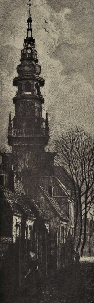 Johannes Graadt van Roggen - toren van de nieuwe kerk kopen? Bied vanaf 10!