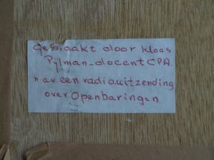 Klaas Pijlman - Inkt en gewassen inkt , “Openbaring van Johannes” - ingelijst – 1955 kopen? Bied vanaf 35!