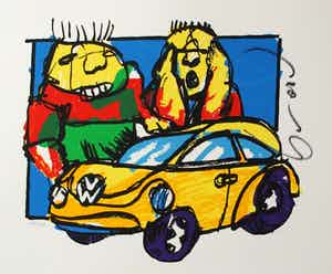Herman Brood - zeefdruk: Beetle verkocht voor € 275!